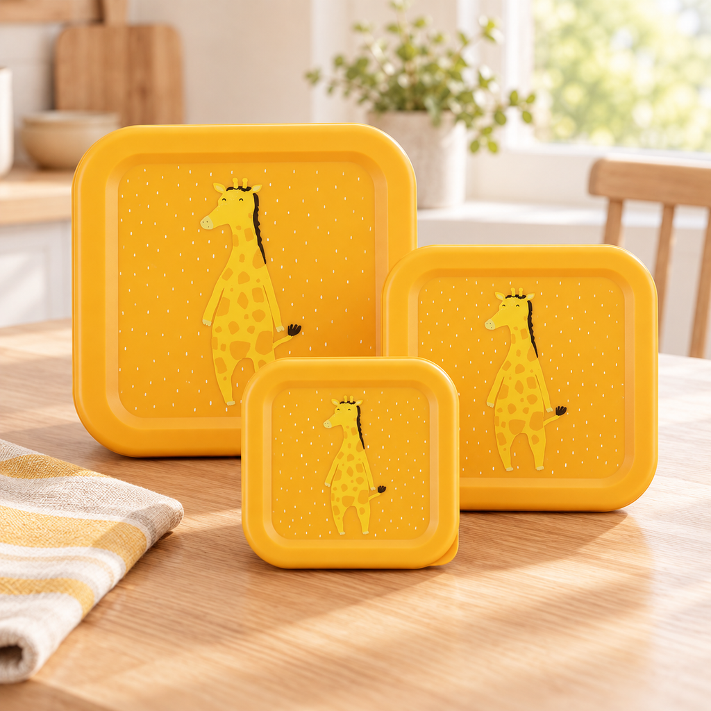 Trixie Snackboxen 3er-Set – Mr. Giraffe – Lifestyleaufnahme