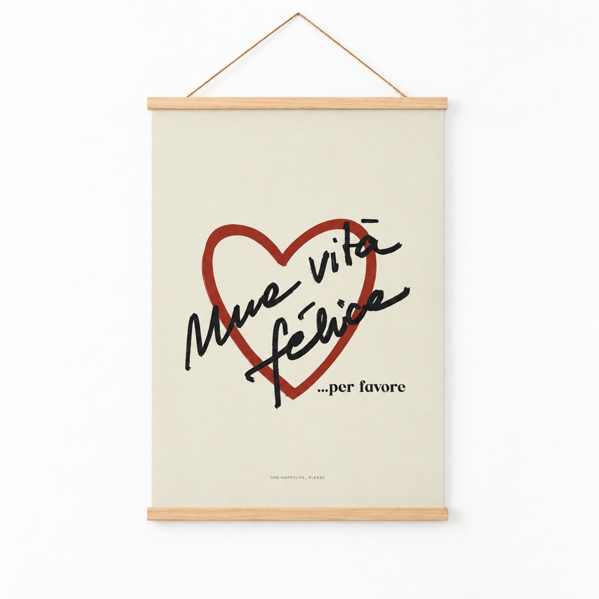 Italienisches Poster Vita Felice – Premium Produktbild