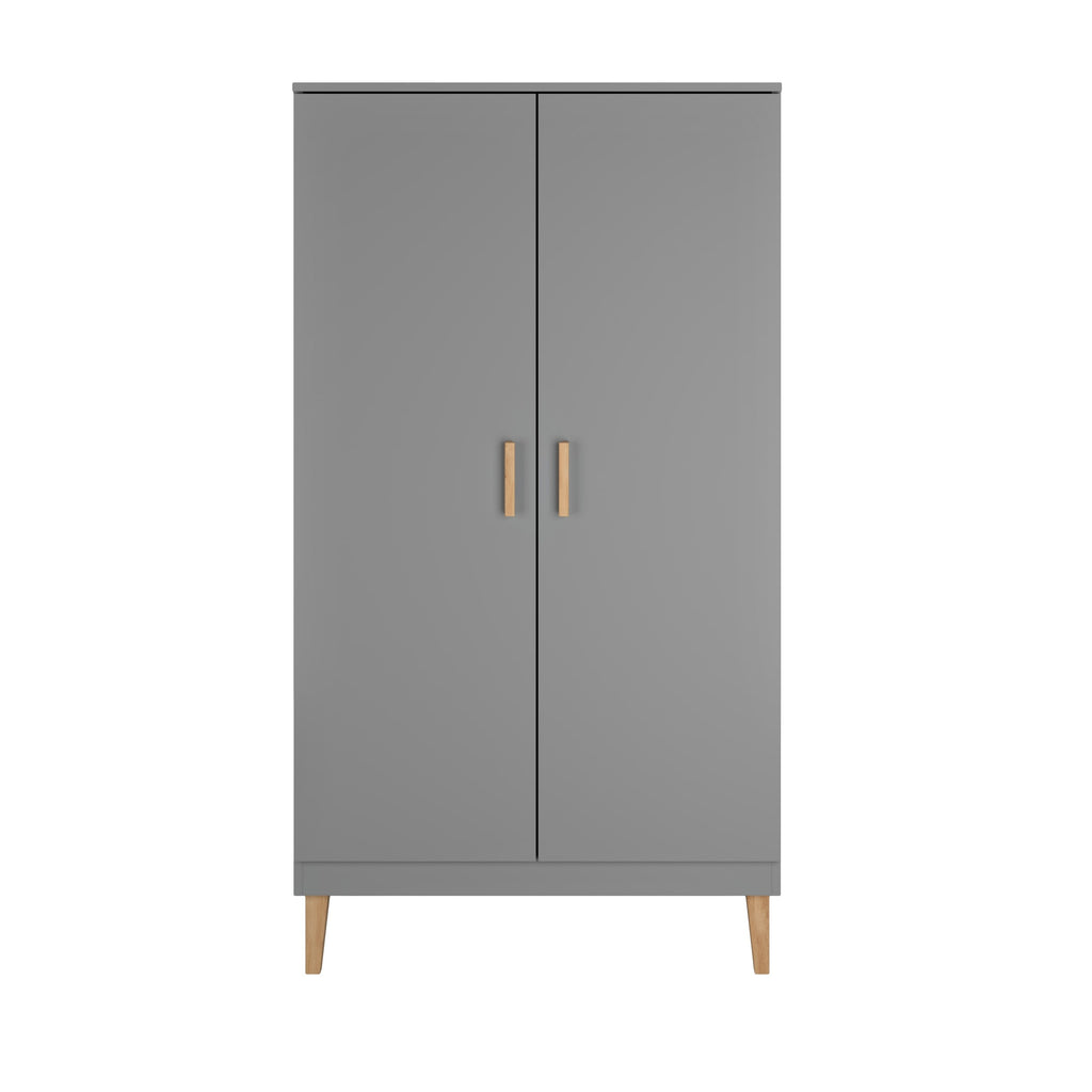 Kleiderschrank Kubi - Grau – Produktansicht | Kocot Kids