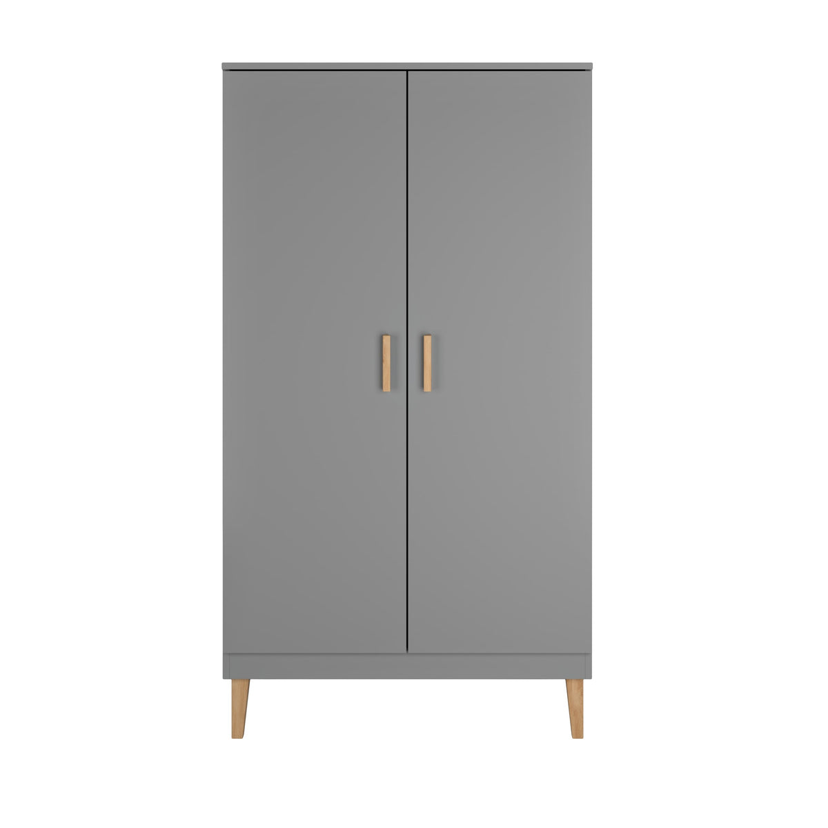 Kleiderschrank Kubi - Grau – Produktansicht | Kocot Kids