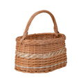 Wiborada Shopping Basket With Wicker Handle 