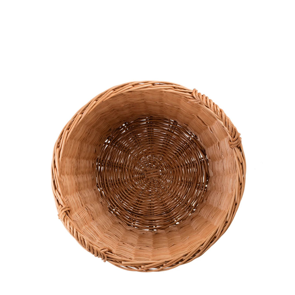 Wicker Basket For Garden And Firewood, 38L