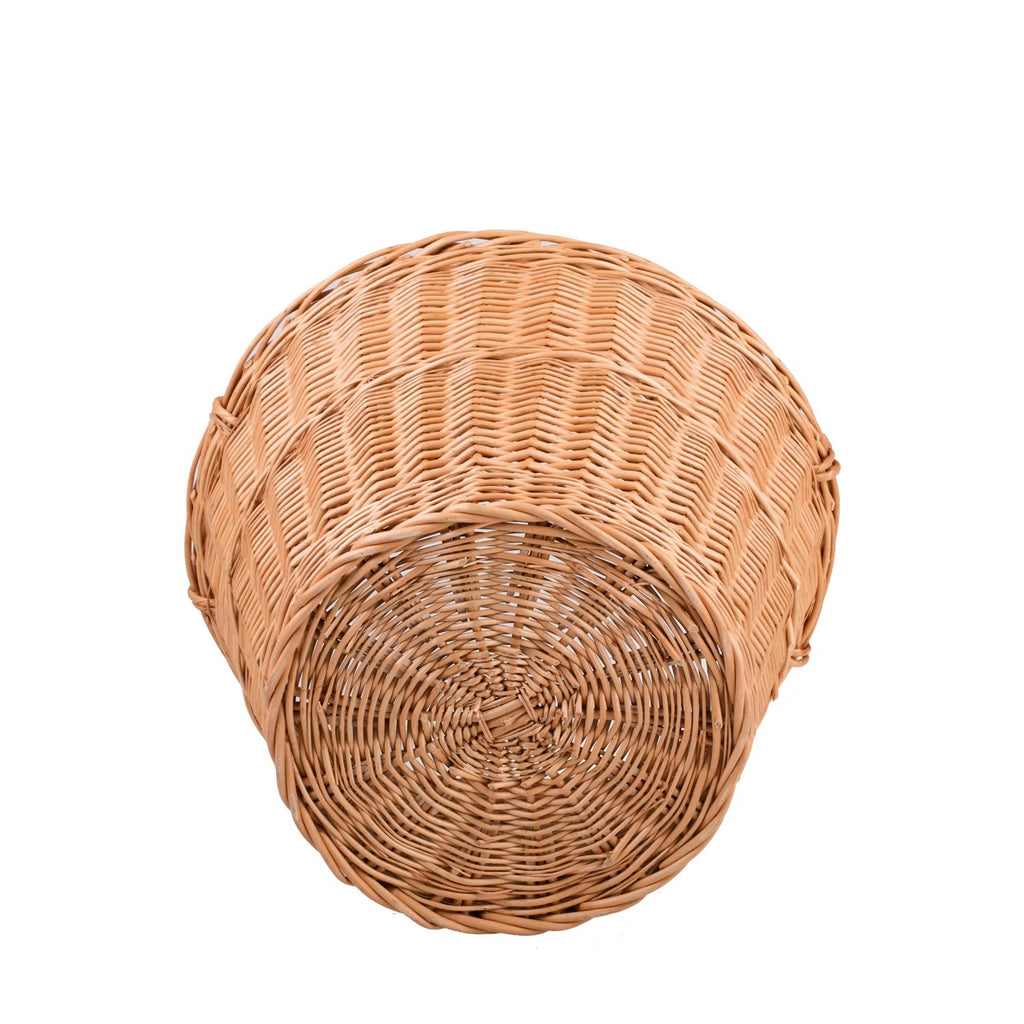 Wicker Basket For Garden And Firewood, 38L
