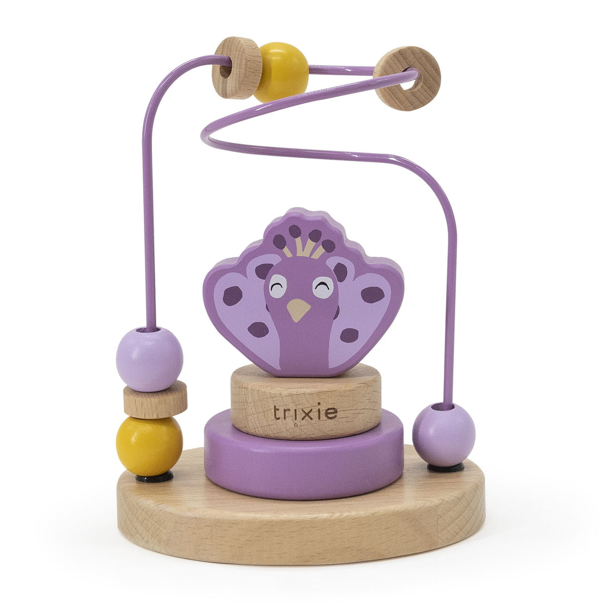 Trixie Holz-Perlenlabyrinth – Mrs. Peacock – Produktansicht