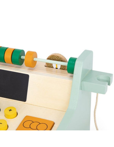 Kaufladenkasse aus FSC Holz für Kinder ab 3 Jahren