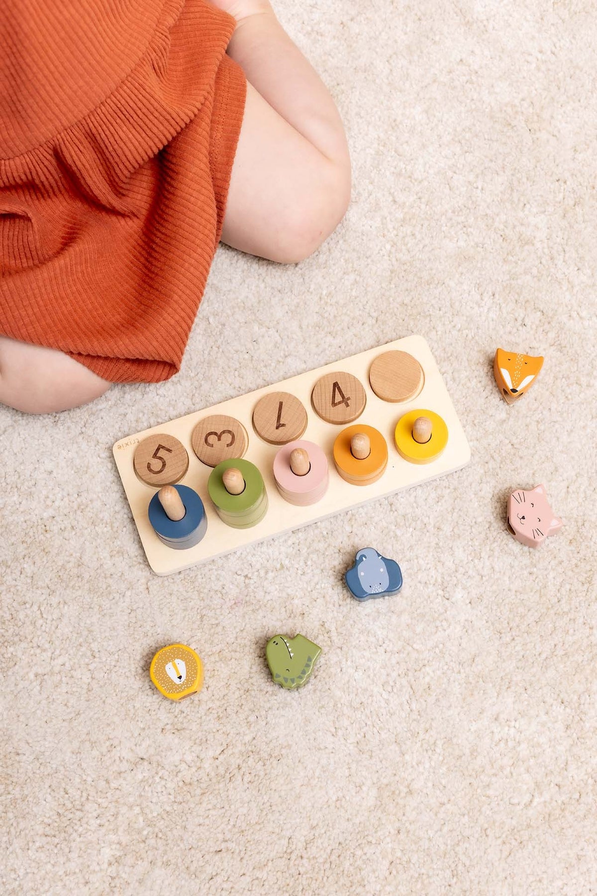 Trixie Zählpuzzle aus Holz 0–5 – weitere Ansicht