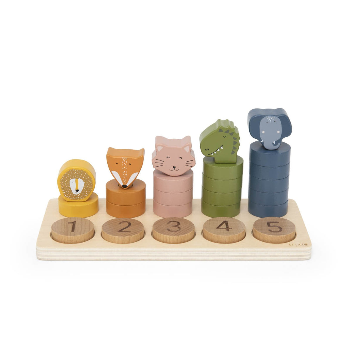Trixie Zählpuzzle aus Holz 0–5 – Produktansicht