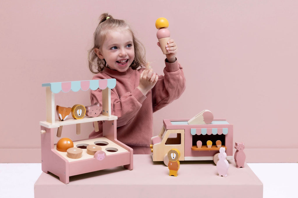 Trixie Holz-Eiswagen – weitere Ansicht