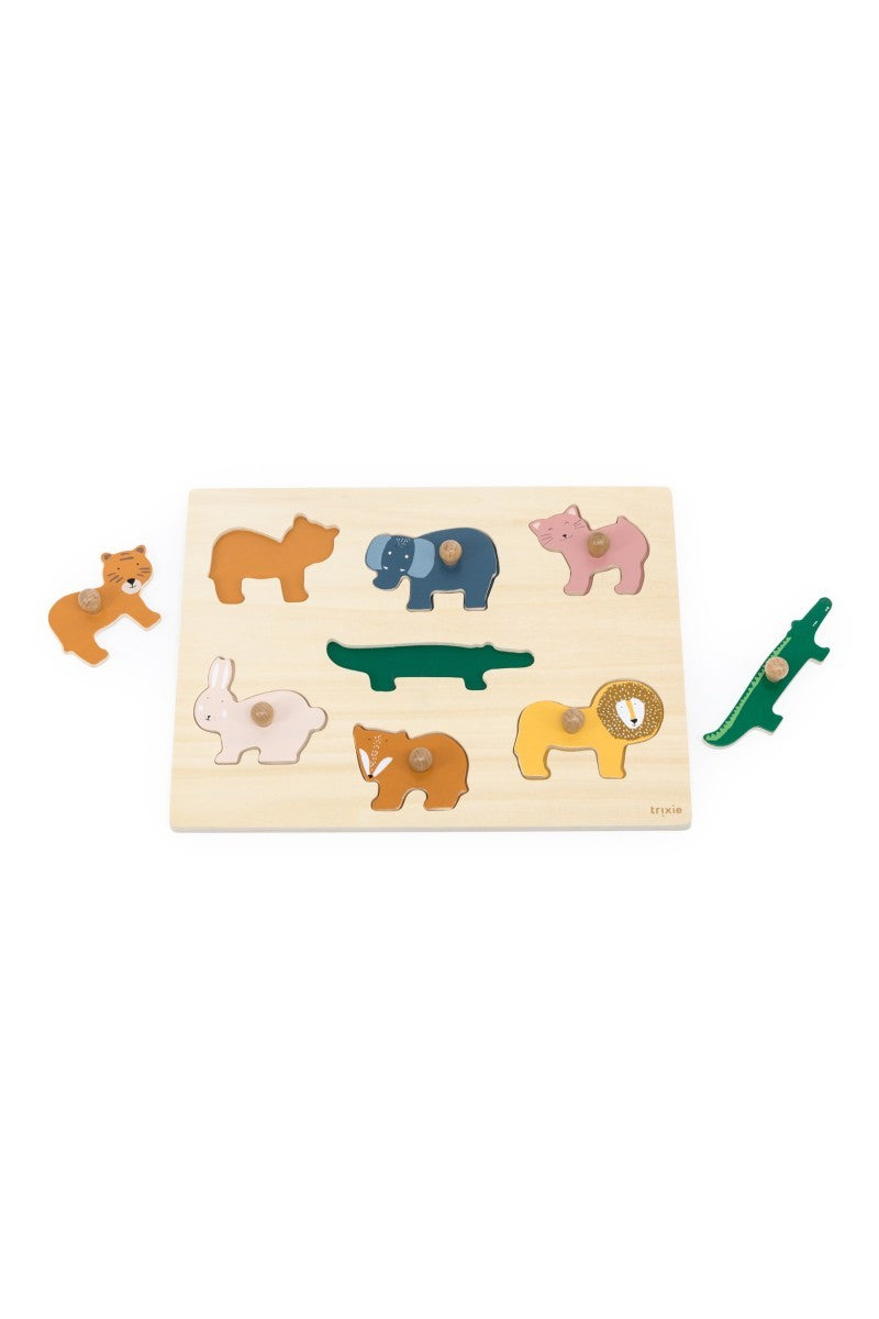 Trixie Holzpuzzle mit 7 Tiermotiven – weitere Ansicht