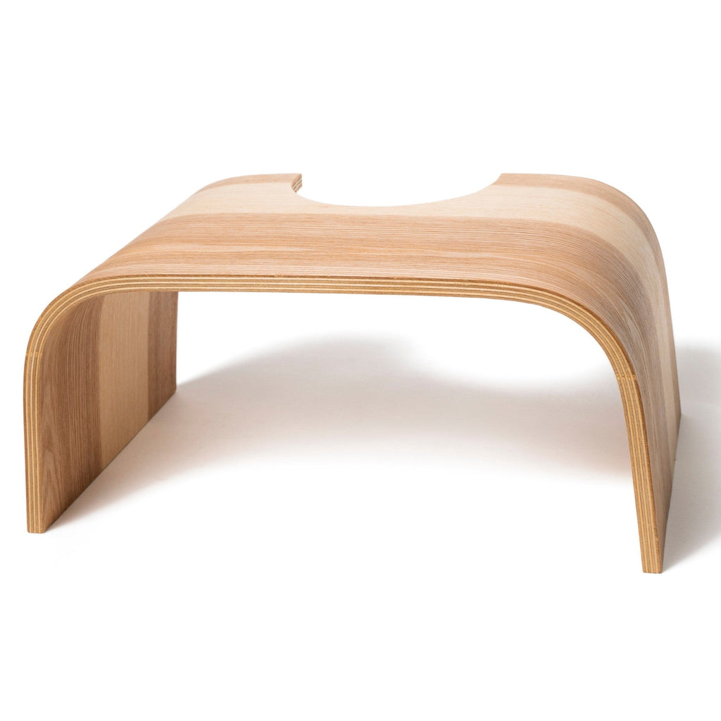 Kinder-Toilettenhocker aus Holz in natürlicher Holzoptik